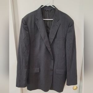 SAKS 5th Avenue Ermenegildo Zegna Mens Sport Coat Size 48 Color Gray